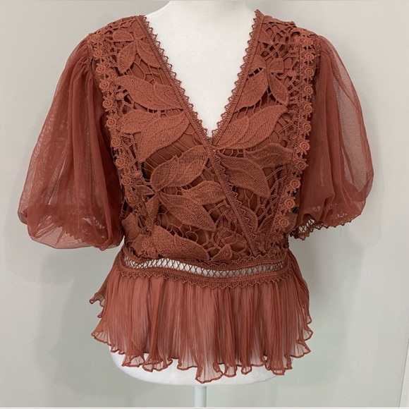 Haute Monde Tops - Haute Monde Lace Top